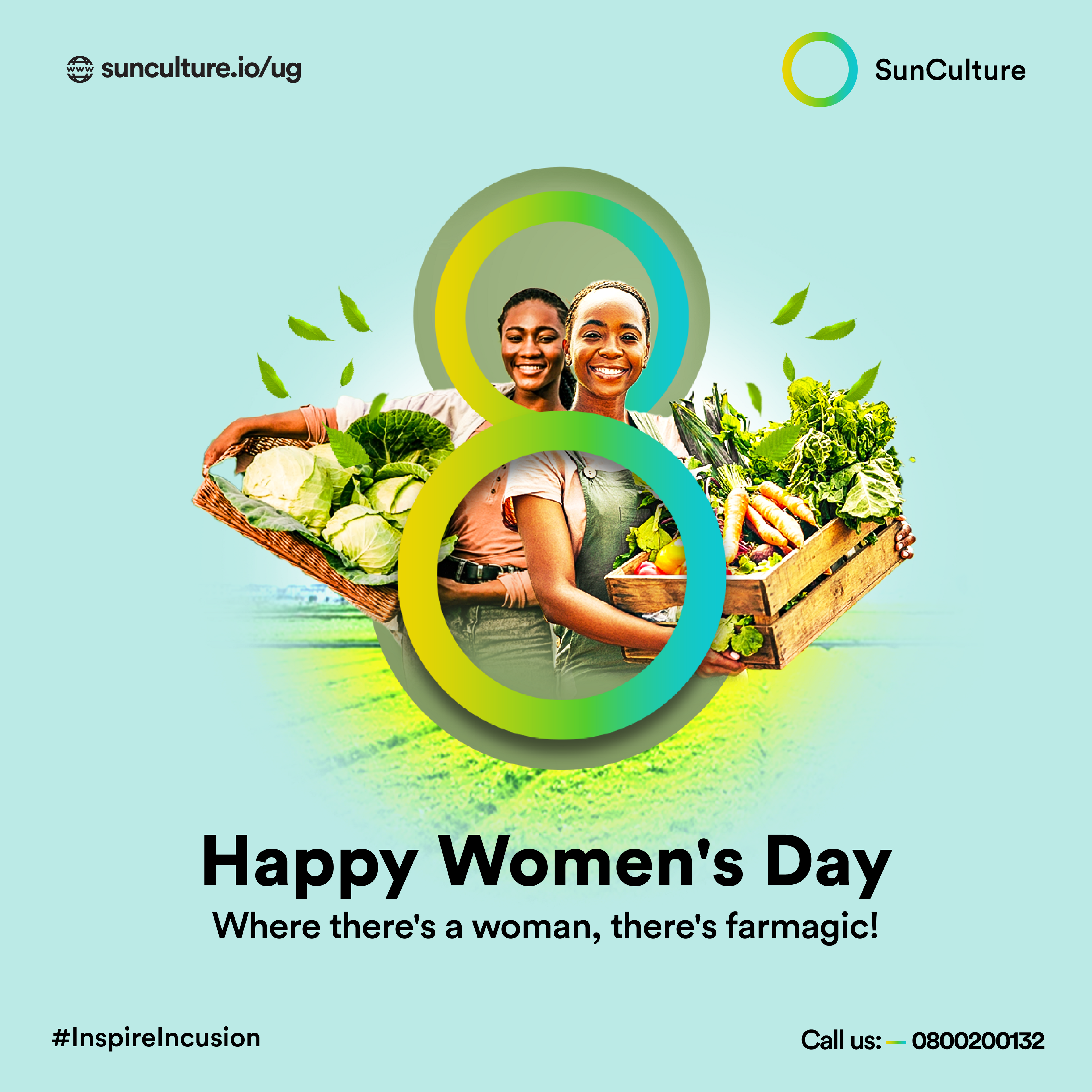 Happy Women's Day campaign poster artwork